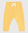 Pantalon de jogging bébé en coton uni jaune ORGE