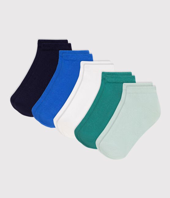 5 paires de chaussettes enfant en coton unies variante 1