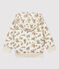 Gewatteerd babyvest. beige MONTELIMAR/wit MULTICO