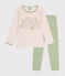 Pyjama manches longues fille en coton PANACOTTA/ SABIO
