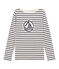 Marineshirt voor dames beige COQUILLE/blauw SMOKING