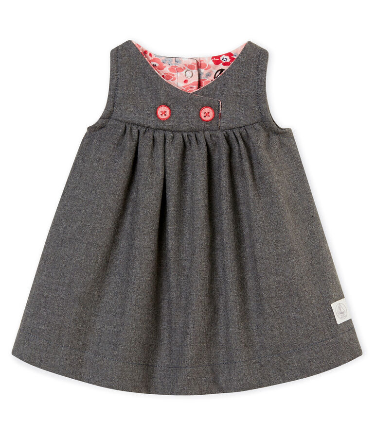 Robe b&eacute;b&eacute; fille gris