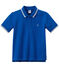 Jongenspolo in piquéjersey blauw PERSE