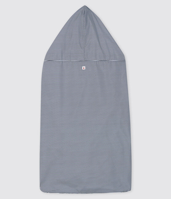 Protege Porte Bebe A Rayures Smoking Marshmallow Petit Bateau