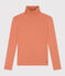 L'ICONIQUE, dames-T-shirt met rolkraag in katoen roze SIENNA