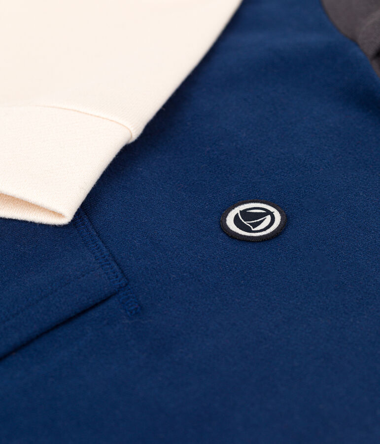 Sweatshirt met kap voor meisjes / jongens blauw/multicouleur