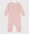 Dors-bien sans pieds en coton lyocell rose SALINE