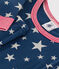 Pyjama ajusté phosphorescent en coton imprimé étoiles enfant INCOGNITO/ MARSHMALLOW