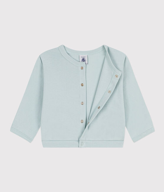 Katoenen babycardigan  groen BULLE