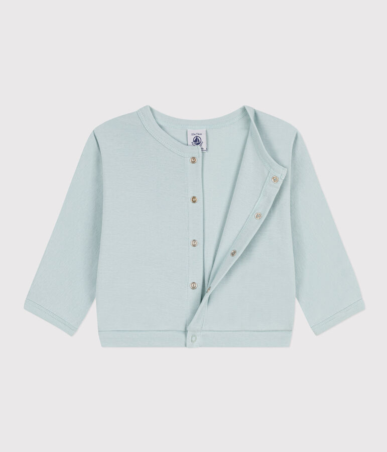 Katoenen babycardigan groen BULLE