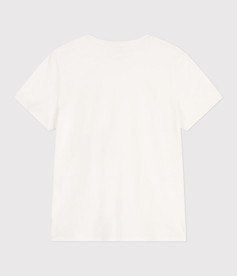 Tee-shirt Femme Le Droit en coton uni blanc MARSHMALLOW