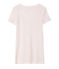 T-shirt met korte mouwen en V-hals vrouwen roze FLEUR
