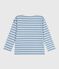 Marinière enfant en coton bleu ADRIATIC/ MILK