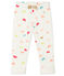 Broek met print babymeisje wit/multicouleur