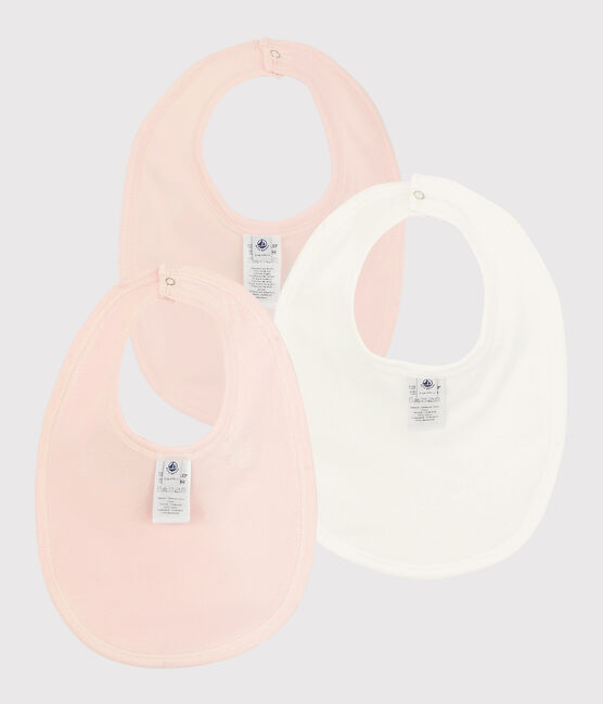 Set van 3 geribde Paris slabbetjes variante 1