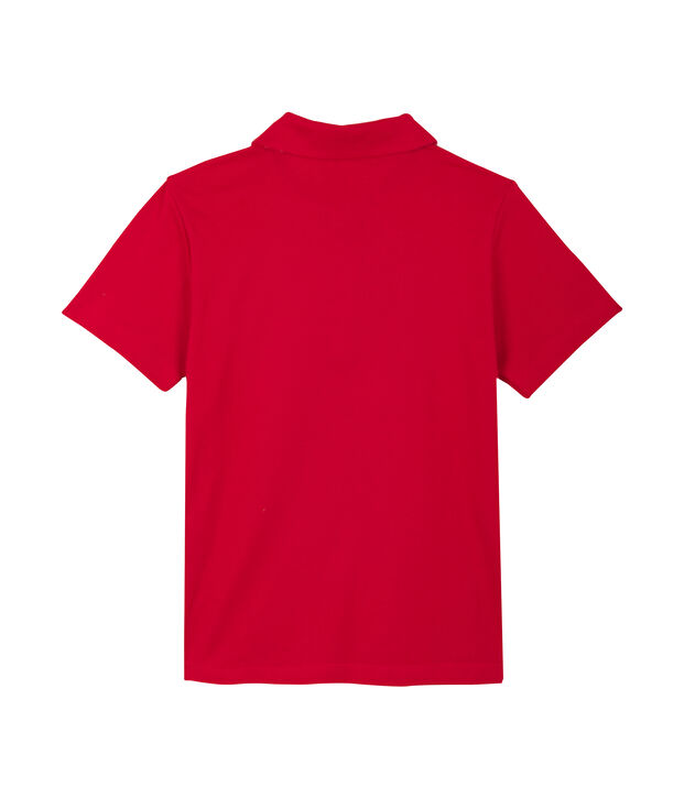 Polo enfant gar&ccedil;on rouge
