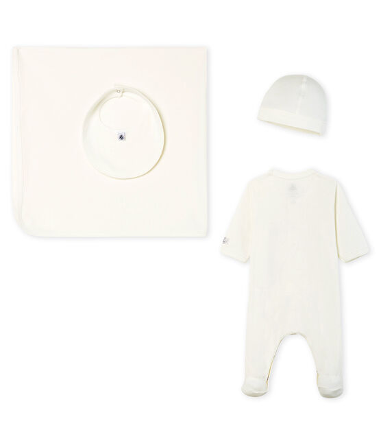 Coffret cadeau bébé en côte variante 1
