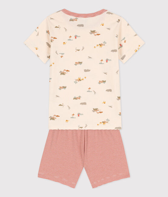 Pyjacourt animaux en coton enfant blanc AVALANCHE/ MULTICO
