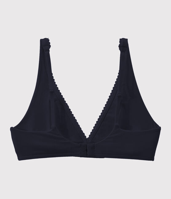 Soutien-gorge en coton stretch Femme bleu SMOKING
