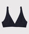 Soutien-gorge en coton stretch Femme bleu SMOKING