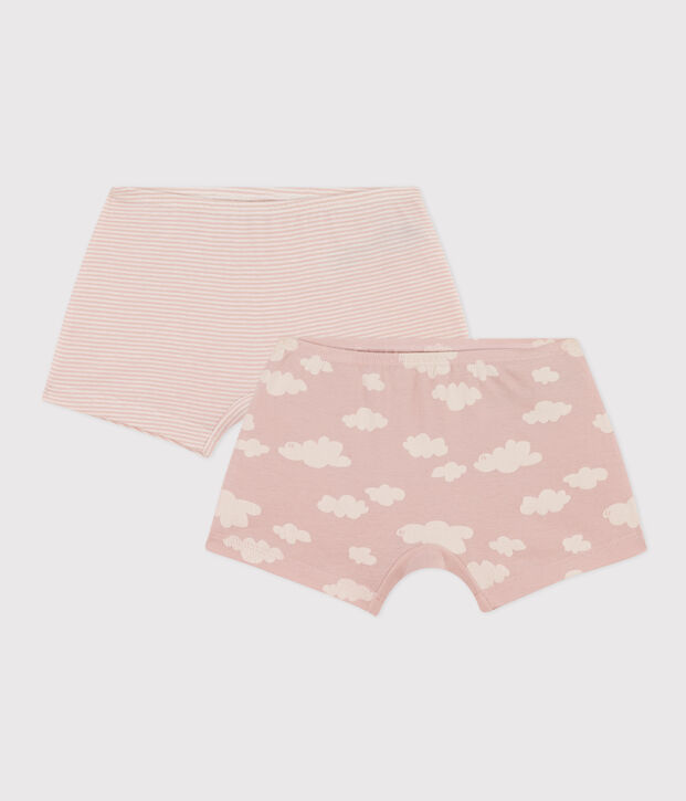 Lot de 2 shorties Le Touquet en coton petite fille multicouleur