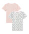 Set van 2 meisjes T-shirts met korte mouwen variante 1