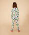 Katoenen pyjama met Paris-motief voor kinderen wit MARSHMALLOW/wit MULTICO