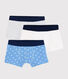 Set van 3 boxershorts voor jongetjes