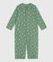 Combisac bébé en coton à col imprimé SAULE/ MULTICO