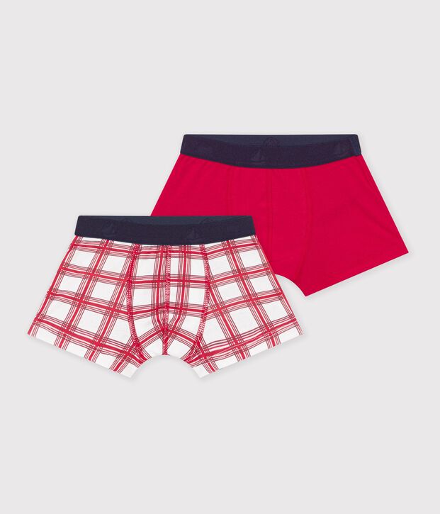 Lot de 2 boxers en coton multicouleur