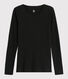 Dames t-shirt van wol en katoen