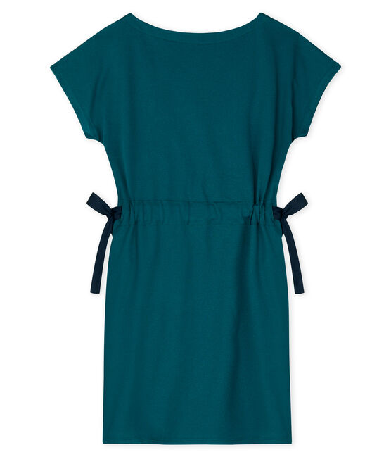 Robe manches courtes femme vert PINEDE