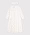 Chemise de nuit d&eacute;guisement princesse et diad&egrave;me enfant en coton blanc/multicouleur