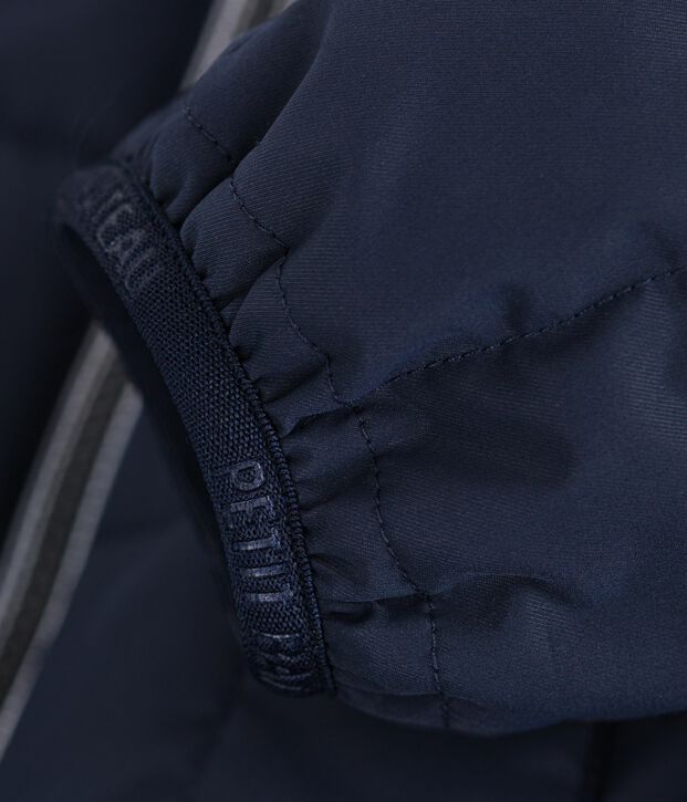 Effen dunne bodywarmer blauw