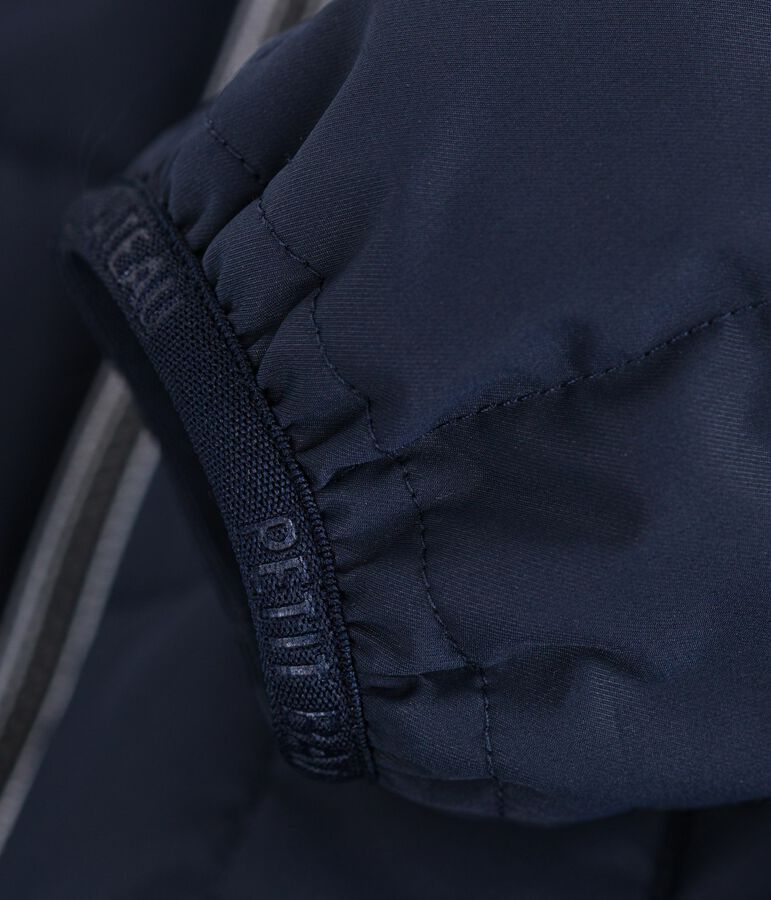 Effen dunne bodywarmer blauw