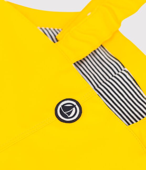 Salopette en ciré bébé jaune JAUNE