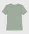 L'Iconique, gestreept katoenen T-shirt voor dames PALMERAIE/ MARSHMALLOW