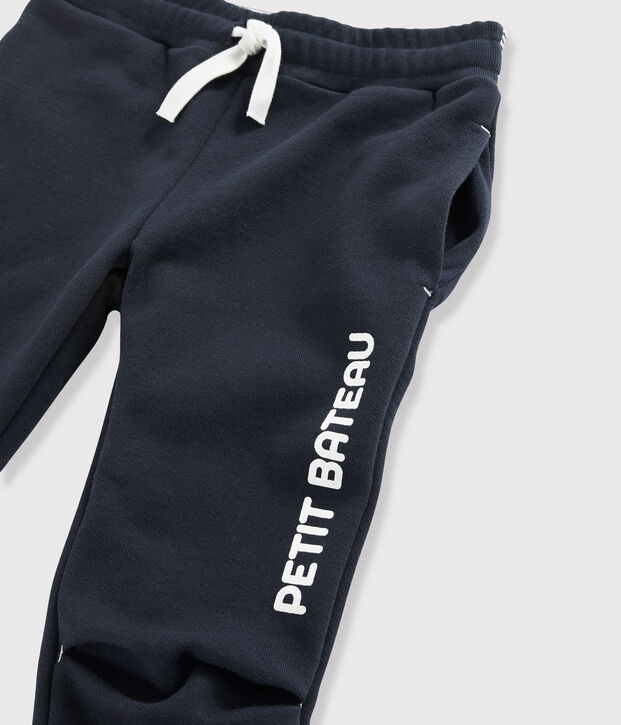 Pantalon de sport enfant gar&ccedil;on bleu marine