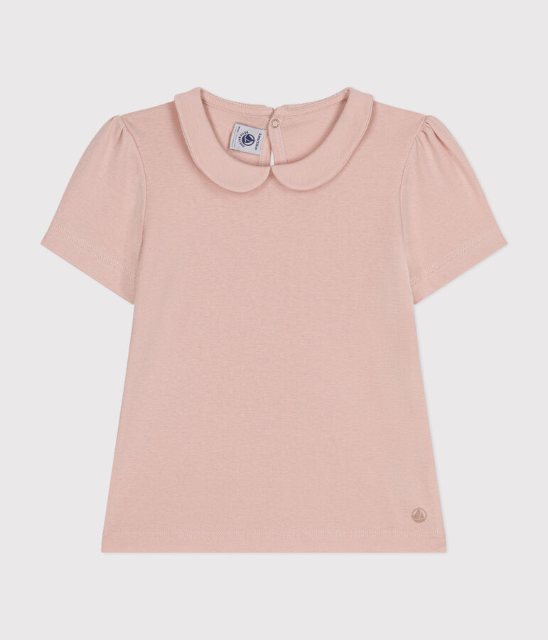 Meisjes-T-shirt met korte mouwen roze