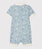 Kort babypakje met print babyjongen wit MARSHMALLOW/wit MULTICO