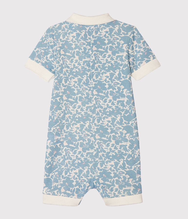 Combicourt polo b&eacute;b&eacute; gar&ccedil;on imprim&eacute; blanc MARSHMALLOW/blanc MULTICO