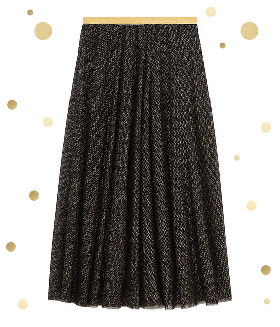 damesrok in tule zwart NOIR/geel DORE