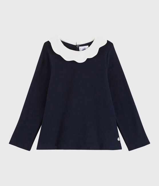 Blouse met lange mouwen babymeisje blauw SMOKING