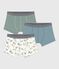 Lot de boxers enfant en coton imprimé savane variante 1