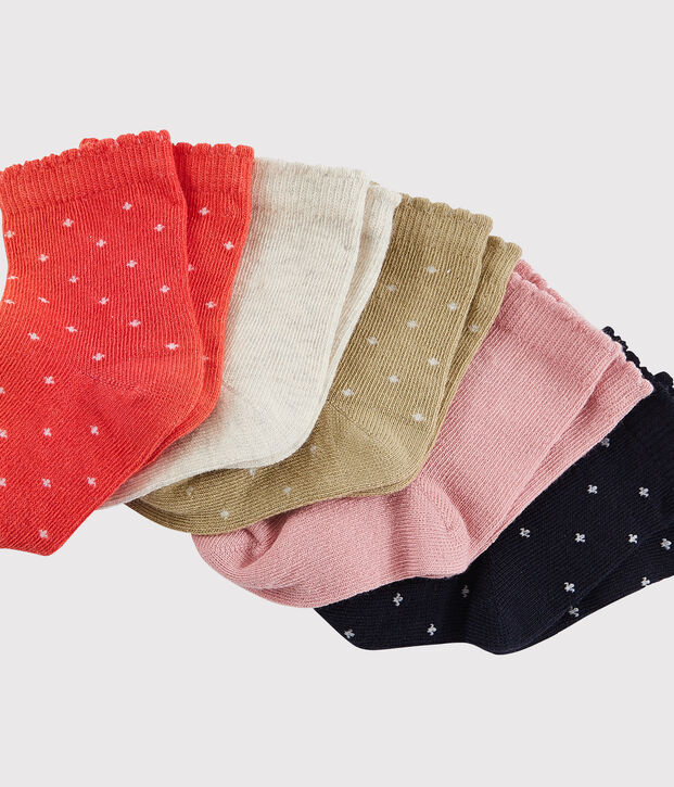 Lot de 5 paires de chaussettes. multicouleur