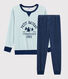 Pyjama motif yeti en velours petit garçon