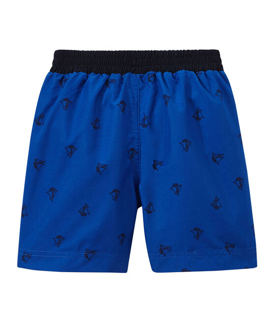 Zwemshort met print voor jongens blauw PERSE/blauw SMOKING