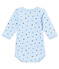 Body manches longues bébé garçon bleu FRAICHEUR/bleu ALASKA