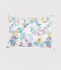Coussin imprimé jungle en popeline