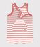 Kort pakje in dikke jerseystof voor baby's wit MARSHMALLOW/ PAPAYE